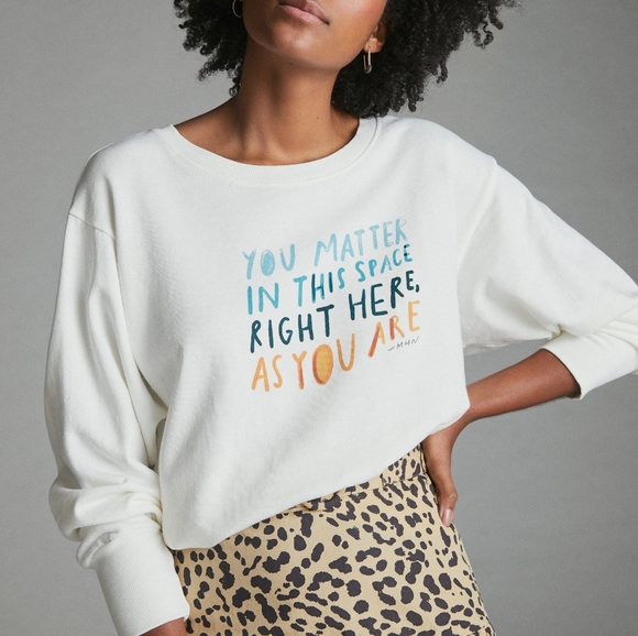 Anthropologie x Morgan Harper Nichols Sweatshirt - Picture 1 of 4